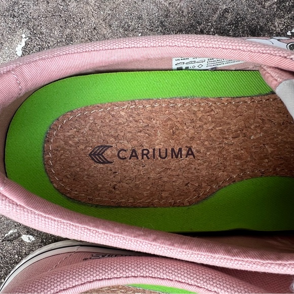 Cariuma OCA Sneakers Peanuts Snoopy Skateboard Pink Canvas Shoes Womens 9.5 - Picture 8 of 12